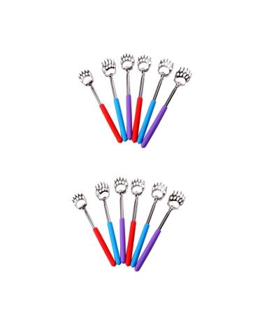 TOVINANNA 12 STK Back scratch tool Rucken scratch hand gripgrap scratch hand scratchy scratches retractable back scratch Tools portable back scratch flexible back scratch scrapers