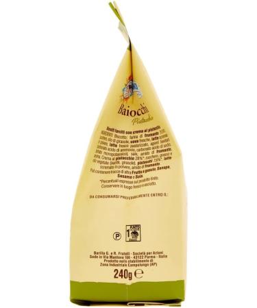  Italian Gourmet E.R. Mulino Bianco Baiocchi Pistachio pistachio cookies and shortcrust pastry ideal for breakfast or snack without palm oil 240g + Italian box Gourmet Tomato Pulp 400g - Buy Online on GoSupps.com