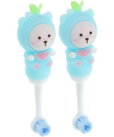 Buy Healeved 4-Piece Children's Travel Toothbrush Set | Soft Bristle Manual Toothbrushes & Sleeves for Toddlers - Buy Online on GoSupps.com