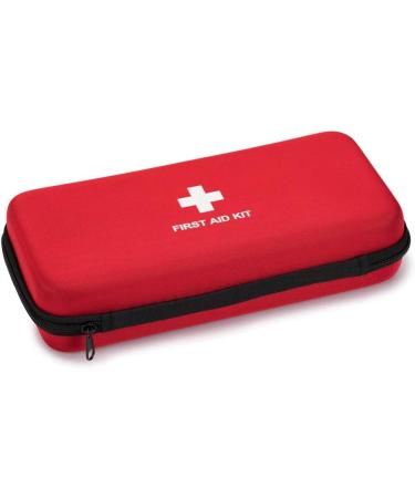 Jipemtra First Aid Hard Case - Red | Empty EVA Hard Shell Medical Bag for Home Health and Outdoor Emergencies | 1 Count - Buy Online on GoSupps.com