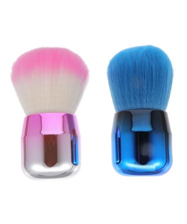 Angoily Mushroom Head Stucco Make up Dust Brush Man-made Fibers Woman