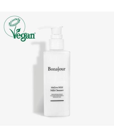 Mellow Mild Moisture Milk Cleanser - Vegan Natural Face Wash for Sensitive Skin | Daily Use - BONAJOUR 6.7 Fl. Oz - Buy Online on GoSupps.com