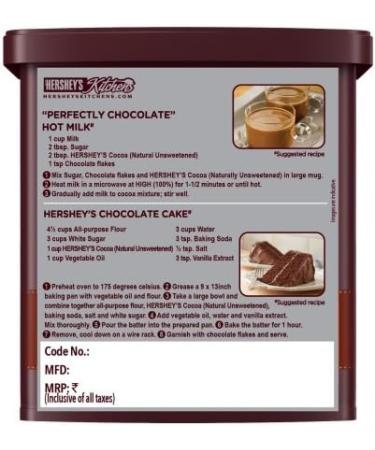 HERSHE Delicious Cocoa - Natural Unsweetened 225 G - Buy Online on GoSupps.com