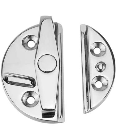 Qfauto Marine Boat Door Catch Latch - 316 Stainless Steel Twist Lock 55mm Round Design for Boat and Cabinet Applications - Buy Online on GoSupps.com
