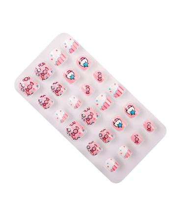 dijiusidy 1 Set Christmas Nail Wraps Cartoons Adorable Fingernails Children Stickers Salon Gifts Decorations PNT-16-12