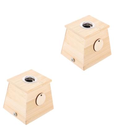 Beavorty 2st Moxibustion-Box Mini-Laib Pans with lid Moxibustion Case Fall for Moxibusion-burner Moxibusion tool Moxa-Gelnner Tool MoxibusTion pot Metal Massage