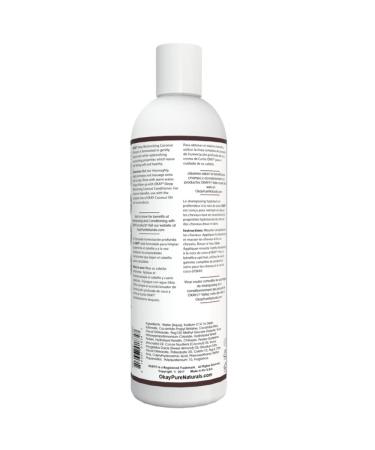 Okay Pure Naturals Coconut Deep Moisturizing Shampoo - 12 fl oz (355 ml) - Buy Online on GoSupps.com