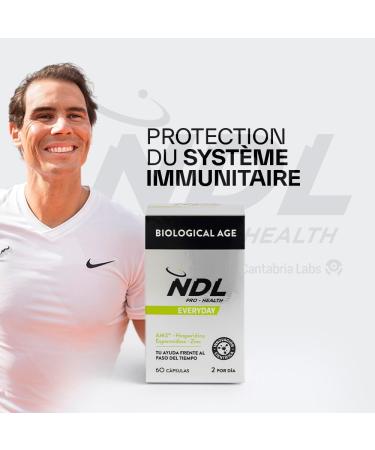 NDL Pro-Health Biological Age - Dietary Supplement with I AM3 and Zinc Helps Protect Cells from Oxidative Stress Anti-Aging 60 Capsules - Buy Online on GoSupps.com