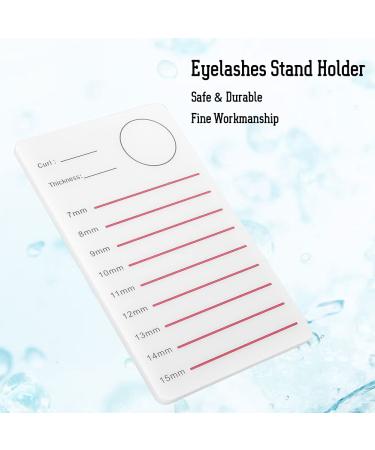 Eyelash Extensions Tray - Black Mink False Lashes Holder for Salon Use | Premium Plastic Eyelash Stand Pallet (02 - Buy Online on GoSupps.com