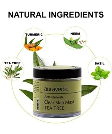 Auravedic Anti Blemish Clear Skin Mask 100 g - Buy Online on GoSupps.com