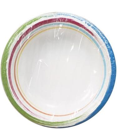 Nicole Home Collection 24-Count Dinnerware Paper Bowl 20-Ounce Brushstrokes - Buy Online on GoSupps.com