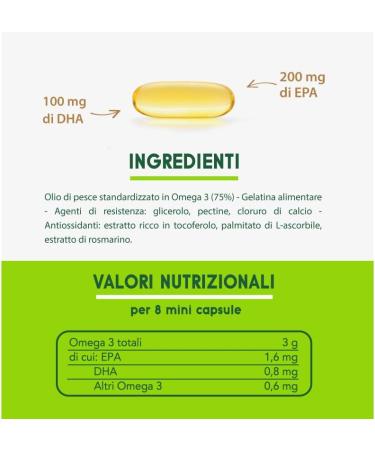  ENERVIT Enervit - EnerZona Omega 3RX EPA+DHA (180 capsules 0.5 g) - Buy Online on GoSupps.com