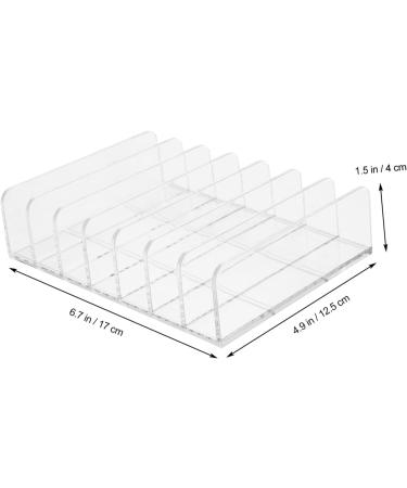 POPETPOP Cosmetic Storage Box Drawer Divided Makeup Organizer Plastic Cosmetic Organizer Cushion Powder Blush 17x12.5cm Transparent - Buy Online on GoSupps.com