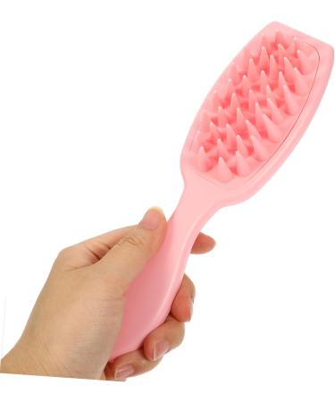 Cool Hiya Scalp Brush - Pot Scrubber for Hair Washing & Head Massage | Style & Cleanse with ABS Hair Scalp Washer (Pink) - Buy Online on GoSupps.com