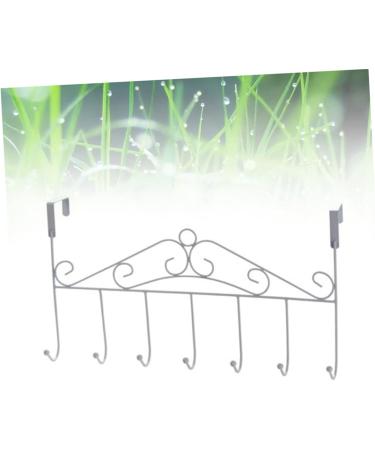 STOBAZA Hanging Hooks 2pcs Metal Clothes Rack Over The Door Bedroom Hooks Coat Hanger Rack Hook up Nail Locker - Buy Online on GoSupps.com
