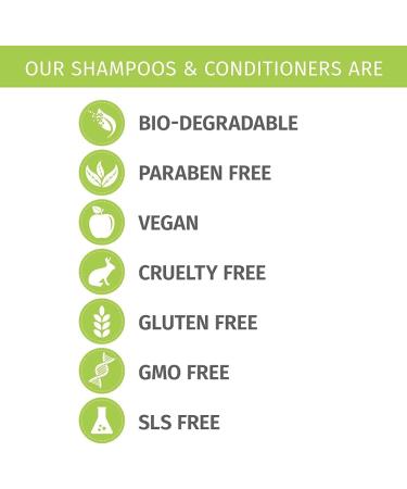 Phillip Adam Apple Cider Vinegar Shampoo and Conditioner Set for All Types of Hair - Sulfate Free - Nourishing & Moisturizing - 355ml Each 355 ml (Pack of 2) - Buy Online on GoSupps.com