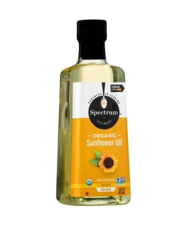 Spectrum Organic High Heat Sunflower Oil - 16 fl oz - Buy Online on GoSupps.com