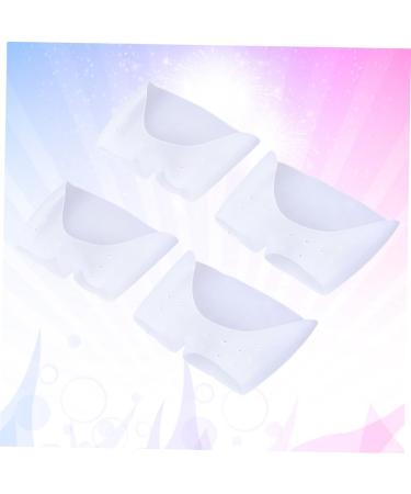 FRCOLOR 2 Pair Toe Shoe Covers - White Toe Separators for Plantar Relief - Comfortable Foot Care Accessories - Buy Online on GoSupps.com