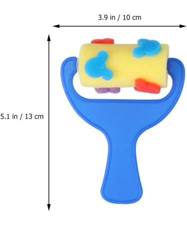 STOBOK Drawing Sponge Roller Brush Set for Kids - 8 Piece Graffiti DIY Tool Kit - Buy Online on GoSupps.com