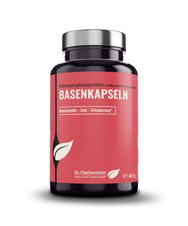 Dr.Fleckenstein Basis capsules for deacidification stomach stable capsules with carbonates & minerals (mg ca Zn Fe Cu MN) vegan & without sodium food supplements - Buy Online on GoSupps.com