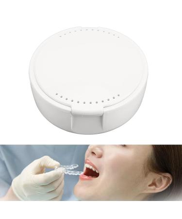 Portable Prosthesis Swimming Case & Cup Holder | Ideal for Seniors | Soaking Container & Storage Solution (White) - Buy Online on GoSupps.com