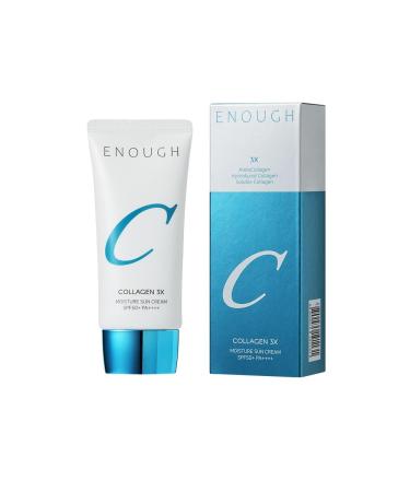 Enough Collagen 3X Moisture Sun Cream SPF50 Korean Skin Care Face Sunscreen Moisturizer for Women After Sun Lotion