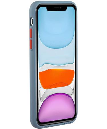 Shop Tivenfezk Nadoli Silicone Case for iPhone 15 Pro | Ultra-Thin Shockproof Scratch-Resistant TPU Wallet Cover with Credit Card Holder - Gray - Buy Online on GoSupps.com