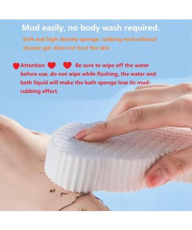 BZG Exfoliating Bath Sponges for Women - Pink Grey 2 Pack | Shower Sponge Set - Buy Online on GoSupps.com