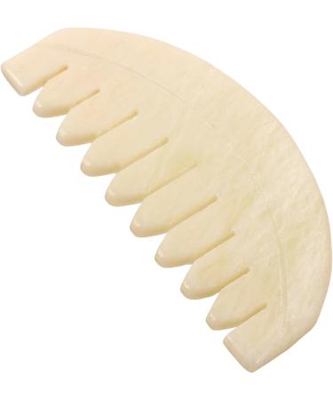 Fomiyes Jade Comb Set - 2pcs Scalp & Body Massage Tools | Handheld Massage Combs for Relaxation & Hair Care - Buy Online on GoSupps.com