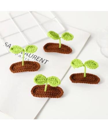 2 Packs Bean Sprouts Hair Clips for Girls and Women - Fun Plant Grass Design - Buy Online on GoSupps.com