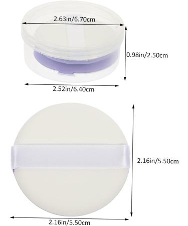 VINTORKY 5 Sets Puff Cushion Foundation Face Tools Makeup Applicators Sponges Ultra Body Puff Puffs Hydrophilic Non-latex Absorb Water Purple Loose Powder Puff Miss - Buy Online on GoSupps.com