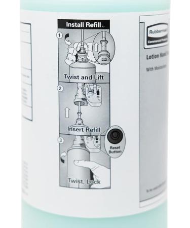 Rubbermaid Oneshot Liquid Hand Soap 800ml - Moisturizing Lotion Soap Refill (Pack of 4) - International Shipping Available - Buy Online on GoSupps.com