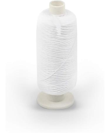 Premium Fluffy Expanding Dental Floss - Waxed White (250m Spool + Dispenser) | International Shipping Available - Buy Online on GoSupps.com