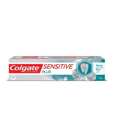 Colgate Sensitive Plus Toothpaste for Instant Relief from Sensitivity with Pro Argin Formula 70g (2.7 Ounce)