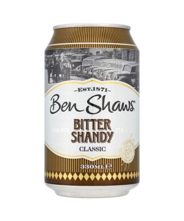 Ben Shaws Drinks Classic 330ml Cans (24x330ml Bitter Shandy) Bitter Shandy 24x330ml