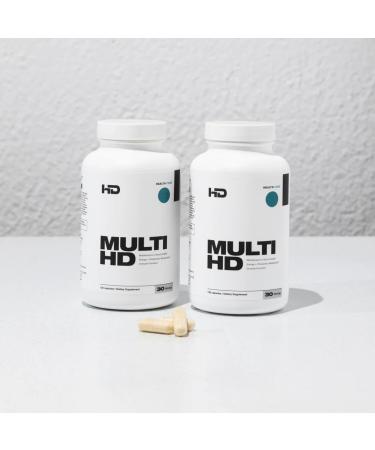 HD MUSCLE MultiHD Multivitamin Capsules | High Dose Active Multivitamin Immune System Support Muscle Function & Performance Energy Production & Metabolism | 30 Servings 120 Capsules MultiHD 120 count (Pack of 1) - Buy Online on GoSupps.com