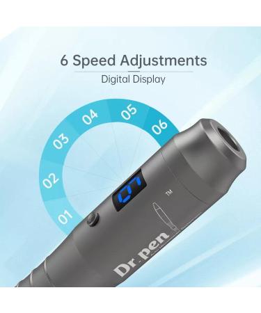 Dr Pen Ultima M8 - Professional Microneedling Derma Pen for Home Use | 2Pcs 16Pins Cartridge | Dermapen Micro Needling Kit - Buy Online on GoSupps.com