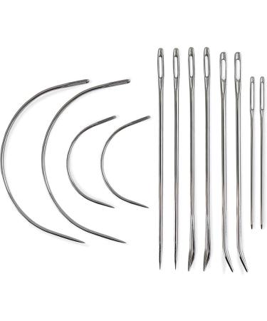 Heavy Duty Hand Sewing Needles Set - 12 Needles for Upholstery  Leather  Carpet Canvas Repair - Buy Online on GoSupps.com