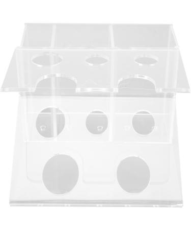 Huairdum Acrylic Shaving Stand - Stylish & Versatile Shaving Organizer for Men | Home Use - Buy Online on GoSupps.com