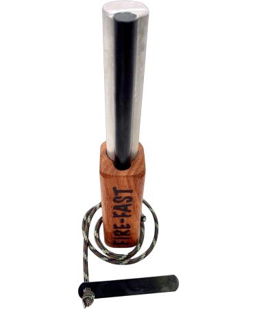 Fire-Fast Trekker: Emergency Waterproof Survival Fire Starter - Magnesium and Euro Fire Steel Ferro Rod - Compact Durable Tool for Bushcraft, Camping, Backpacking, Hiking, Hunting, or Bug Out Bag - 1 Pack - Buy Online on GoSupps.com