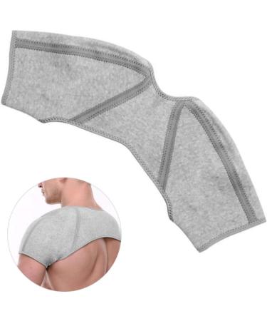 Double Shoulder Support Brace Pain Relief Compression Shoulder Warm Wrap Protector M - Buy Online on GoSupps.com