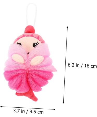 FRCOLOR 8 Pcs Mermaid Bath Loofahs - Exfoliating Mesh Puff & Body Scrubber for Kids - Ideal Shower & Bath Cleaning Sponge - Buy Online on GoSupps.com