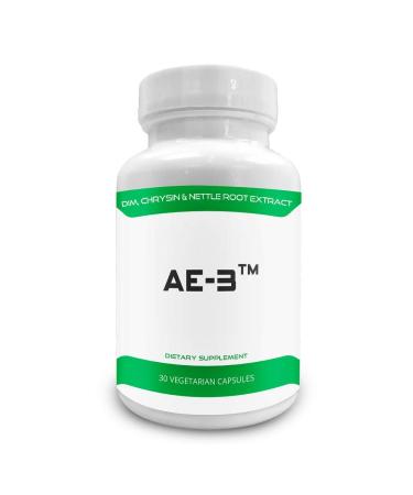 Pure Science AE-3 Chrysin with DIM & Stinging Nettle Root Extract and BioPerine  Natural Aromatase Inhibitor & Estrogen Blocker for Men  30 Capsules