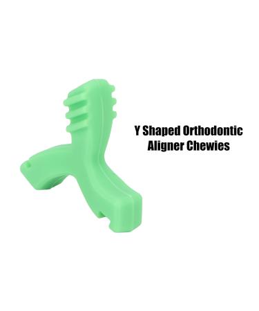 Y-Shaped Orthodontic Chewing Gum for Braces | Green Rubber Aligners to Prevent Facial Deformations - Perfect for Dental Clinics - Buy Online on GoSupps.com