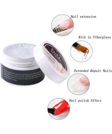 15ml Clear Builder Nail Gel | Long Lasting Nail Extension Gel for Salon Technicians | DIY Salon Design | Transparent - Buy Online on GoSupps.com