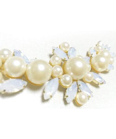 Women's Pearl Shoe Clips | Decorative Wedding & Bridal Accessories | Elegant Jewelry for Shoes - Buy Online on GoSupps.com