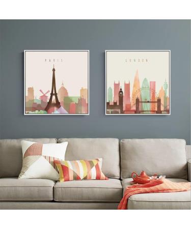 2 Pack 11x14 White Canvas Floater Frames - Assembled 7/8 Deep Floating Frames for Canvas Paintings - Canvas Frame Kit for Elegant Canvas Art - Buy Online on GoSupps.com