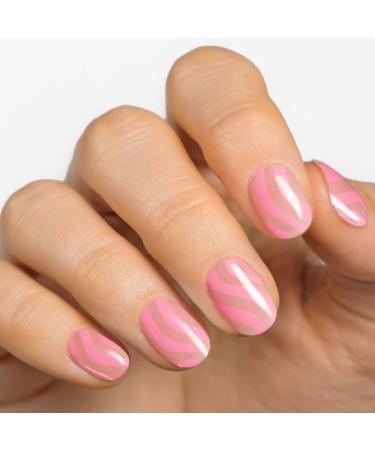 MOYOU LONDON Semi Cured Gel Nail Strips 20 Pc. Gel Wraps for Nails Get 1 Free UV Lamp when you Get 3 or More Easy Apply & Remove for Salon-Quality Manicure -PeachI 03 - Buy Online on GoSupps.com
