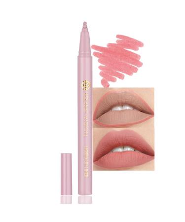 YOUNG VISION Gourd-Shaped Precision Liquid Lipstick & Lipliner - Nude Matte Shades