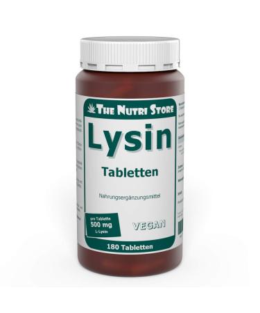 Lysine 500 mg vegan tablets 180 pcs.